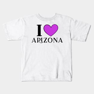 I Love Arizona State Kids T-Shirt